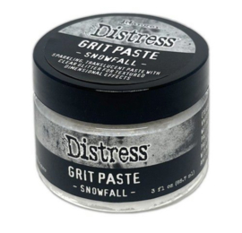 Grit paste snowfall