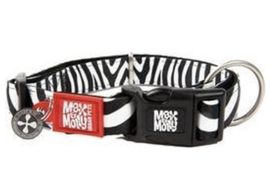 ax & Molly Smart ID Halsband - Zebra - M