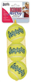 Kong | Squeakair Tennisbal geel met piep 6,5 cm, 3 st.