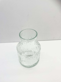 Vaas met structuur   |  Helder glas