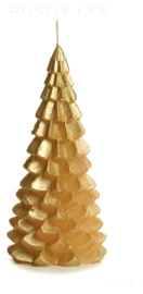 X- mas Tree | goud | Rustik lys