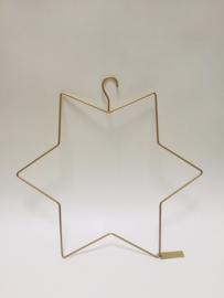 Kerst hanger Ster Goud  M  |  MrsBloom