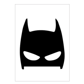 Poster Batman mask |  A3 formaat