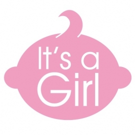 Geboortesticker It's a Girl
