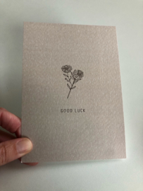 Kaart Good luck  | My paperstation