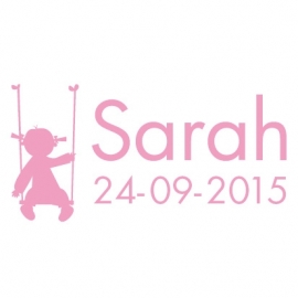 Geboortesticker Sarah
