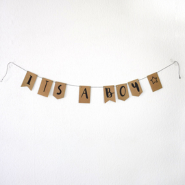 DIY Slinger mini kaartjes  |  It`s a boy |  Miek in Vorm