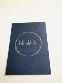 Kaart Let`s celebration   | My paperstation