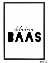 Poster Kleine Baas  |  Zoedt