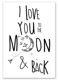 Kaart Love to the Moon | Jots