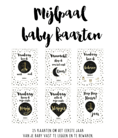 Mijlpaal kaarten Baby  |  Huusje