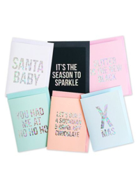 Kerstkaart Holographic It`s the season to sparkle |  Studio Stationery