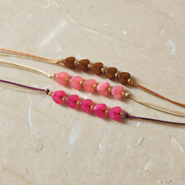 Armbandje | mini hartjes