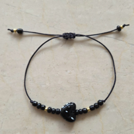 Armbandje | Black heart
