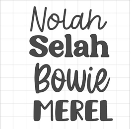 Slabbetje met naam