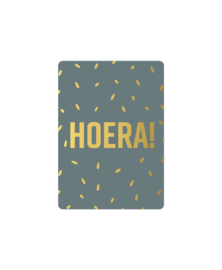 Kaartje | HOERA! | Groen