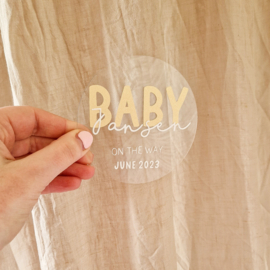 Zwangerschapsaankondiging | BABY