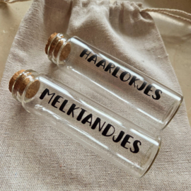 Haarlokjes & melktandjes setje