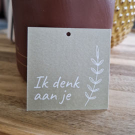 Label | Ik denk aan je