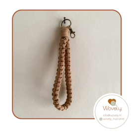 Wovely - Macramé tassenhanger camel