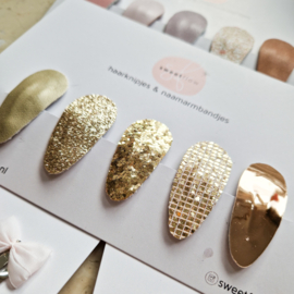 Haarknipjes | Gold sparkle