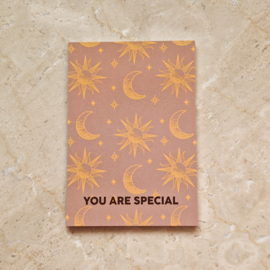Minikaartje brown | You are special