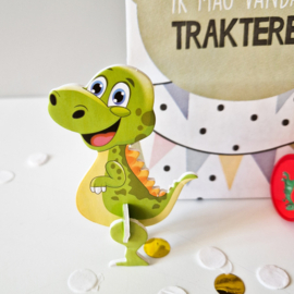 DINO | 3D puzzeltje + stempeltje