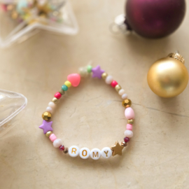 DIY naamarmbandje maken | kerst