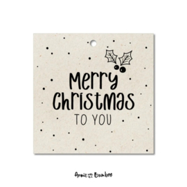 Label | Merry christmas to you