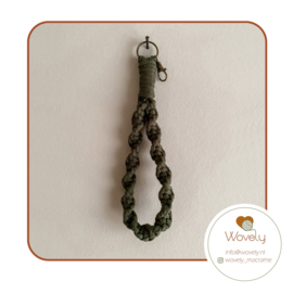 Wovely - Macramé tassenhanger groen