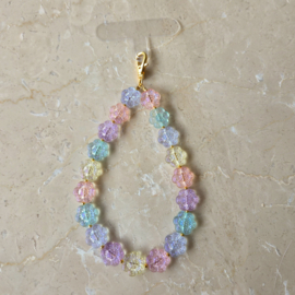 Pastelbloemen | telefoonkoord