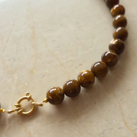 Ketting | Gemêleerd bruin