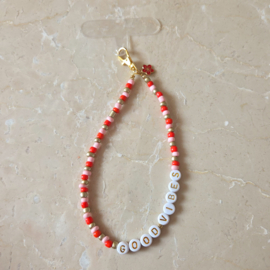 Pastel pink | telefoonkoord