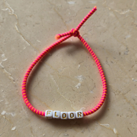Neon elastiek | met naam