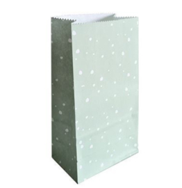 Papieren zakje | confetti mint