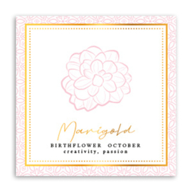Oktober - Goudsbloem (marigold)