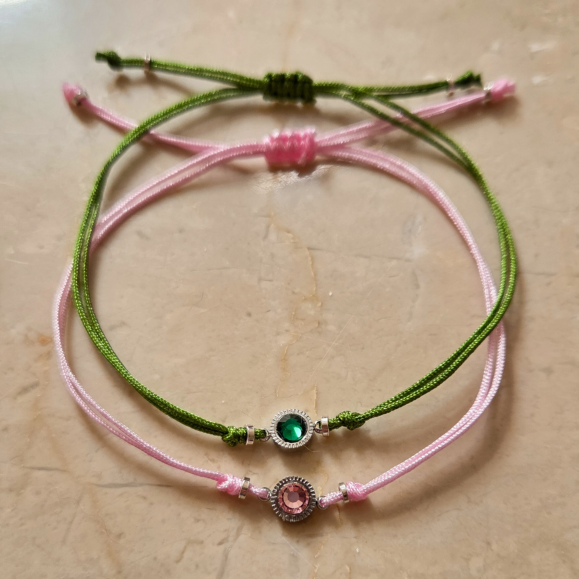Birthflower armbandjes