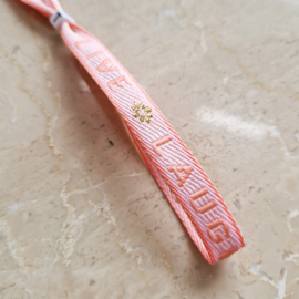 Lint armbandje | Live laugh