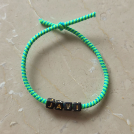 Neon elastiek | met naam
