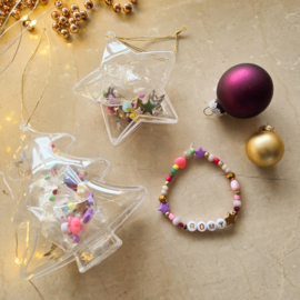 DIY naamarmbandje maken | kerst