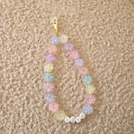 Pastelbloemen | telefoonkoord