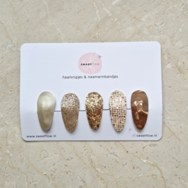 Haarknipjes | Gold sparkle