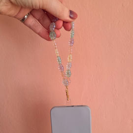 Pastelbloemen | telefoonkoord