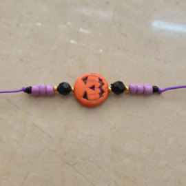 Halloween | Pumpkin | Paars - oranje - zwart