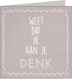 Quote 15x15 cm - vak 130