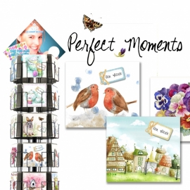 Perfect Moments 15x15 cm hele serie incl. display, topkaart, backcards