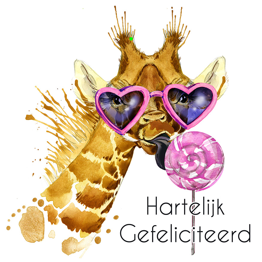 Bloemenkaartje House of Humor 7x7 dubbel vak 103