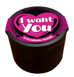 Potje Condooms | I want You | 6 stuks