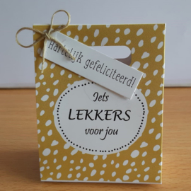 Kadotasjes 215 Iets lekkers voor jou - hartelijk gefeliciteerd!