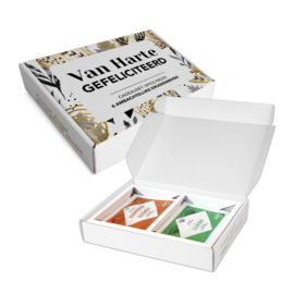 Kruidenzakjes Set | Van harte Gefeliciteerd | 6 stuks